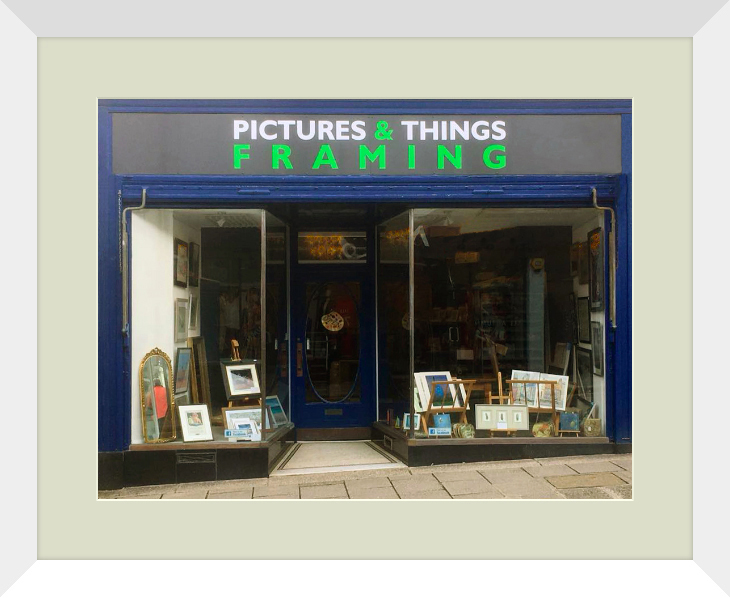 Pictures and Things Framing shop front